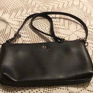 Kate Spade Black Leather Shoulder Bag